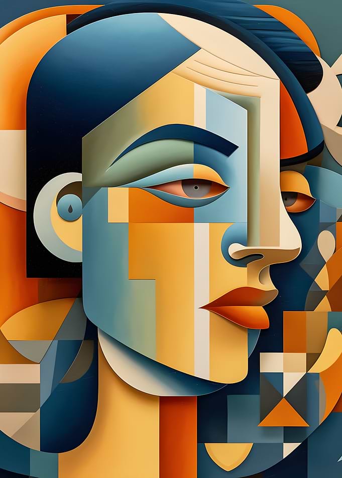 Cubism wall art