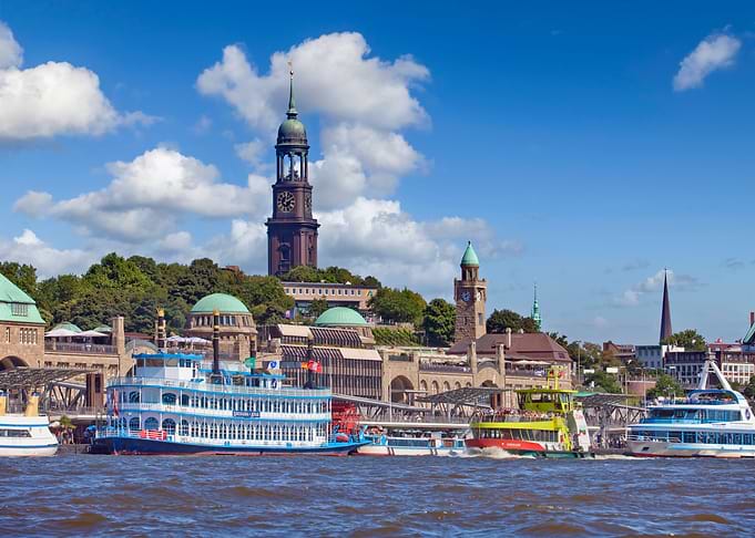 HAMBURG Bustling harbour