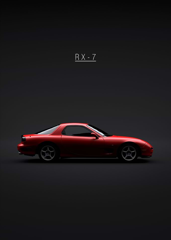 1997 Mazda RX7 Red