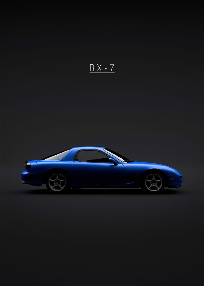 1997 Mazda RX7 Blue