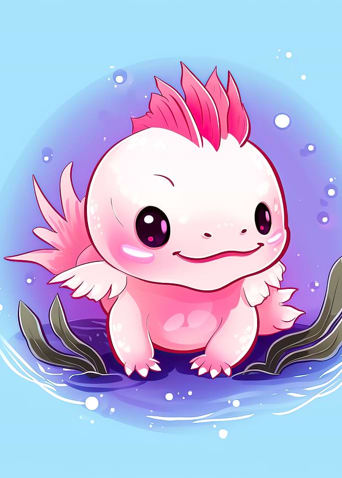 Axolotl animal fantasy