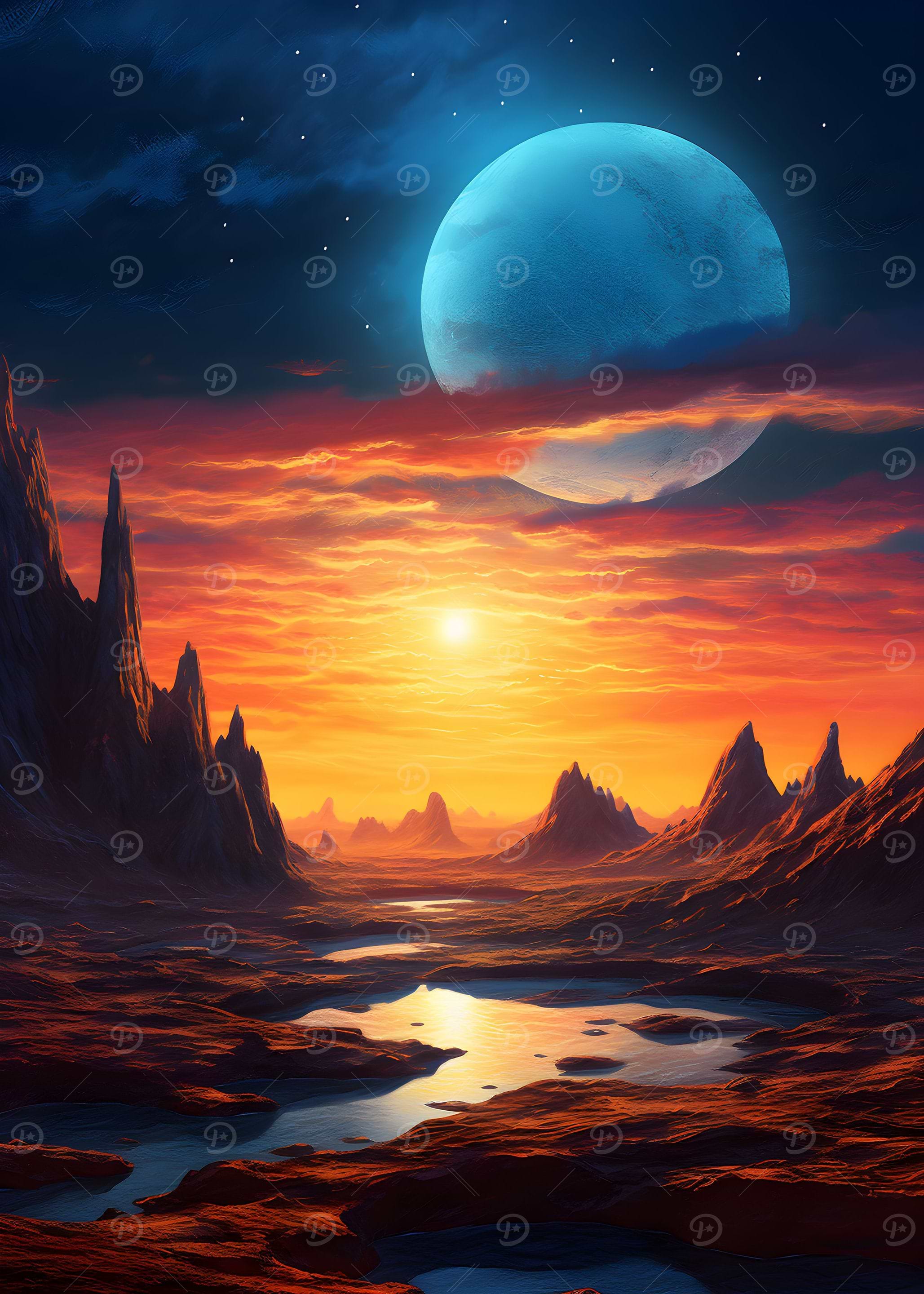 Mountains in Planets