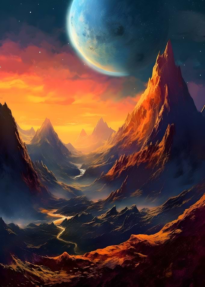 Mountains in Planets