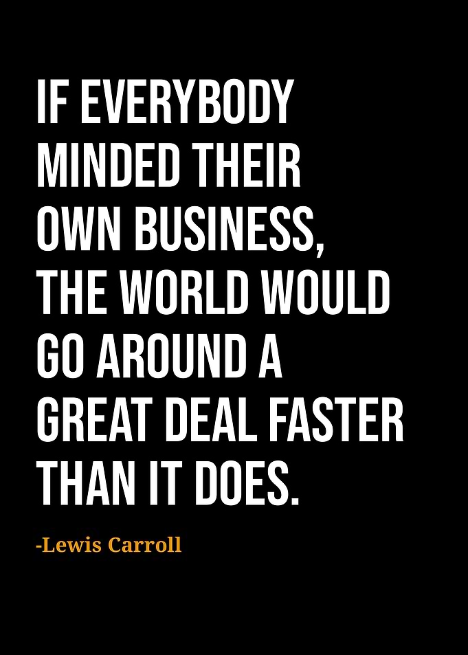 Lewis Carroll quotes