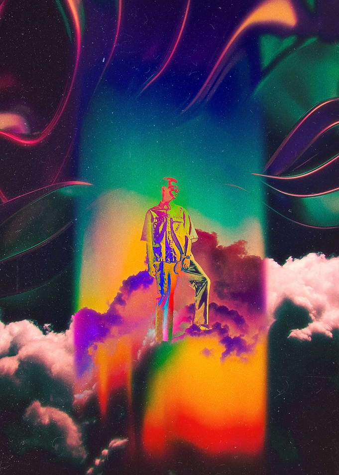 Surreal Colorful Portrait
