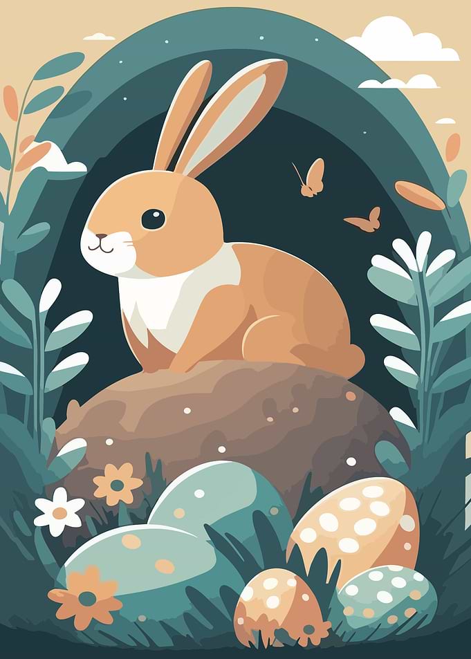 Cartoon Easter