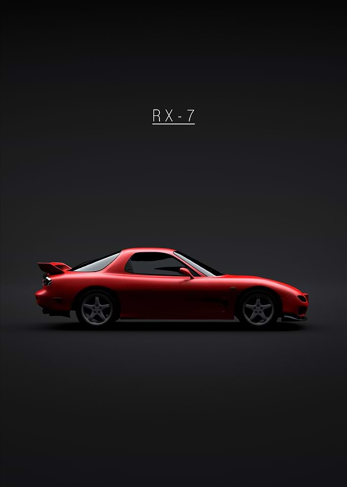 Mazda RX7 1999 Red
