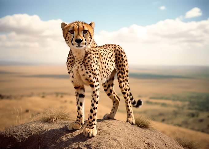cheetah portrait