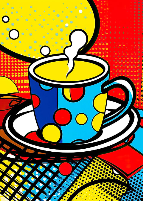 Retro Brew — kitchen metal wall art