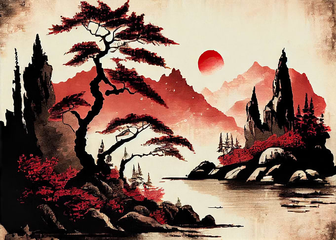 Traditional painting ink