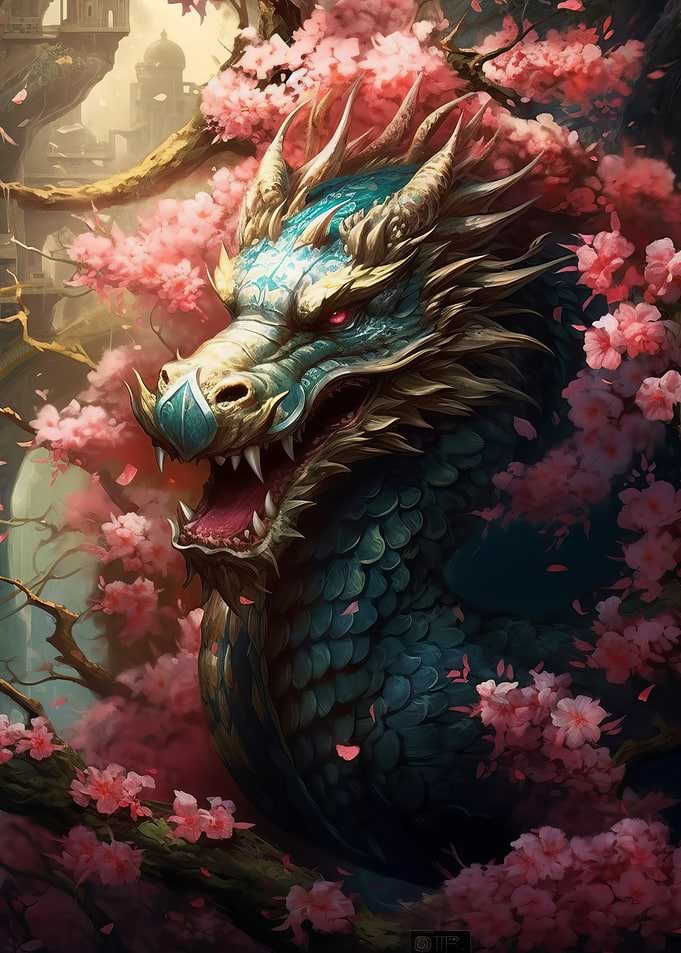 Japanese dragon cherry