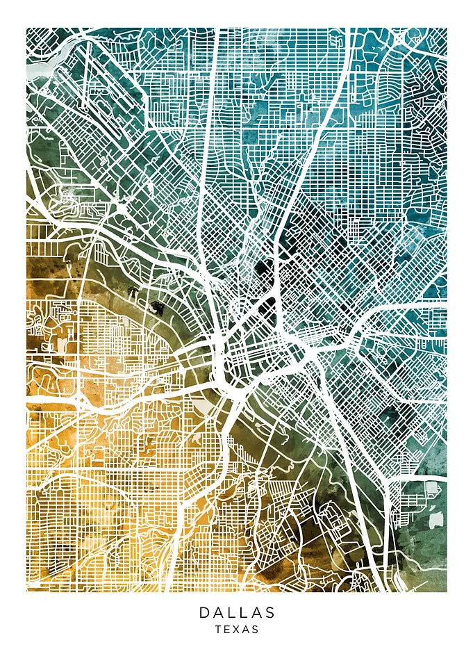 Dallas Texas Map