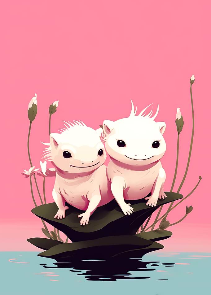 Axolotl animal fantasy