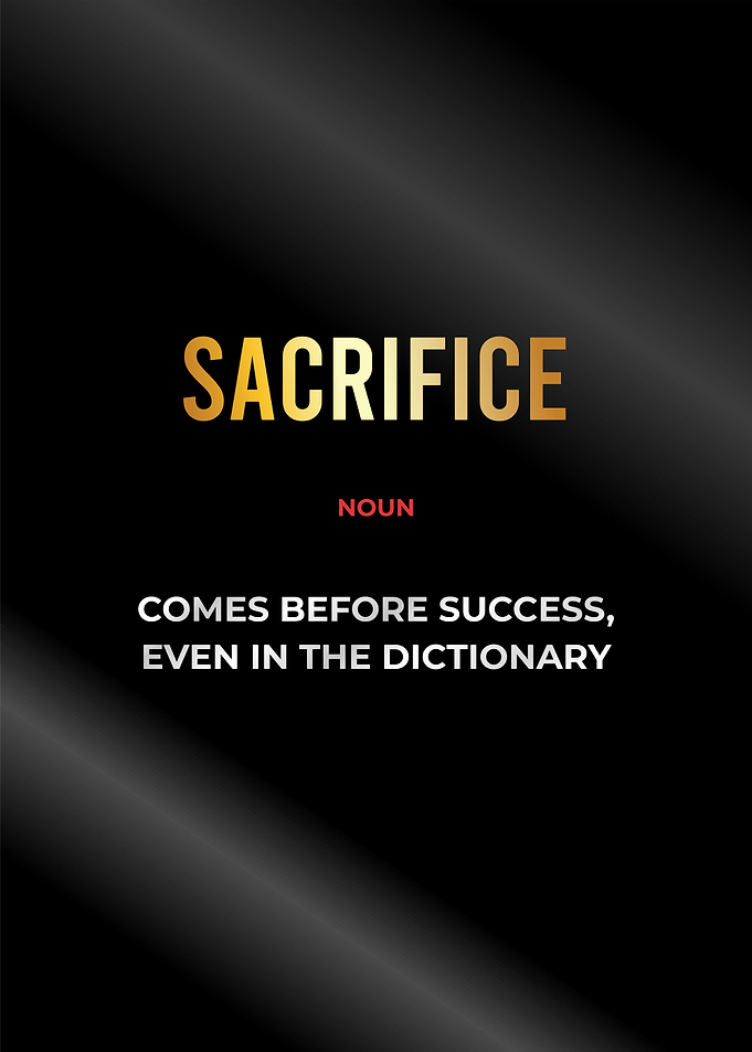 sacrifice motivational