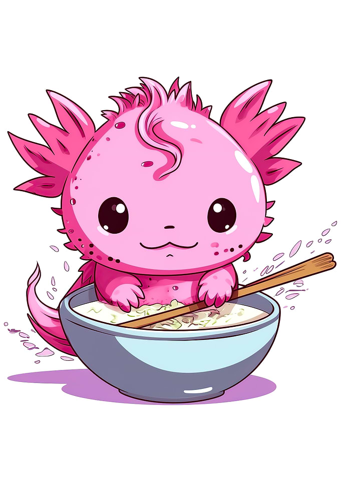 Axolotl animal fantasy