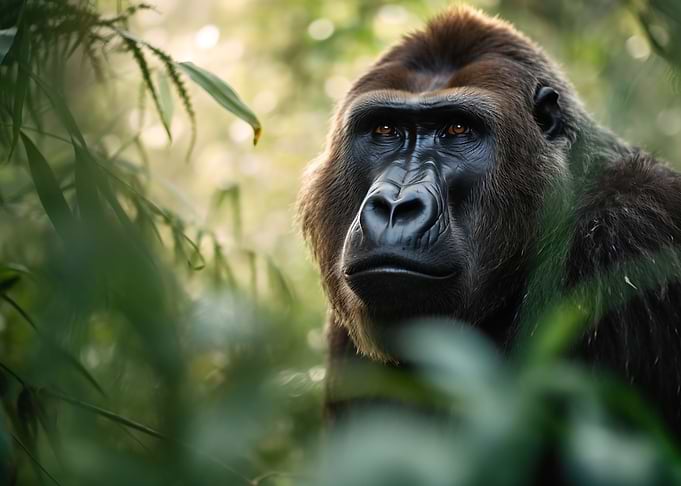 gorilla portrait