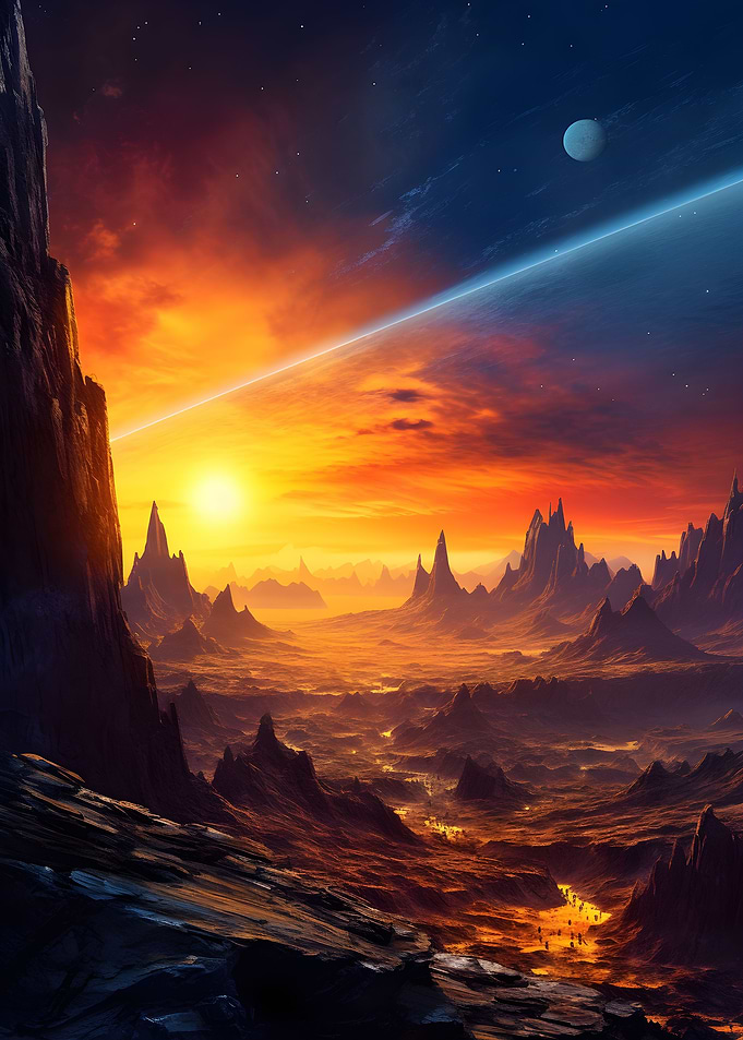 Mountains in Planets