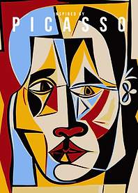 Picasso Cubism Head