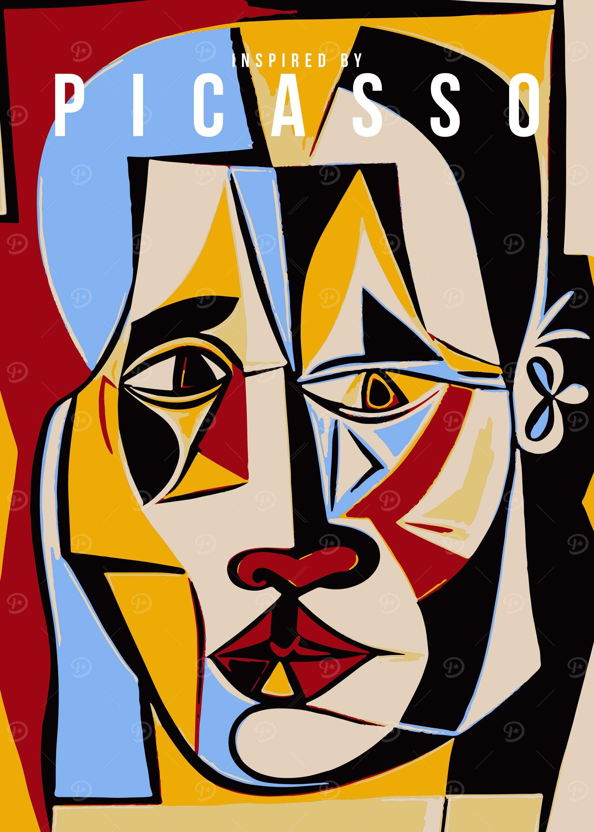 Picasso Cubism Head