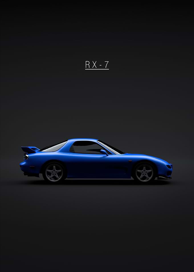 Mazda RX7 1999 Blue
