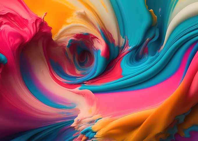 Colorful swirl