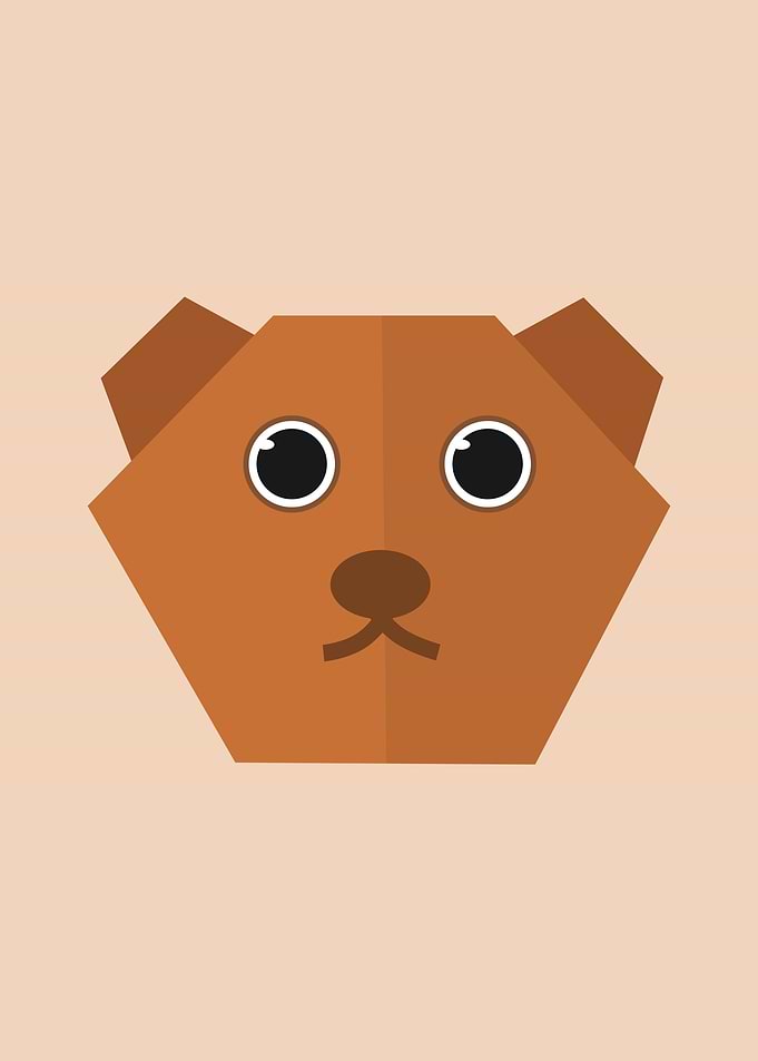 cute bears minimalism