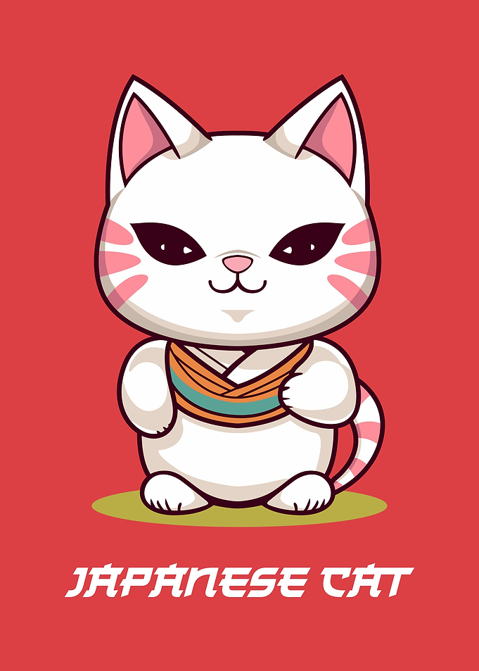japanese cat kawaii