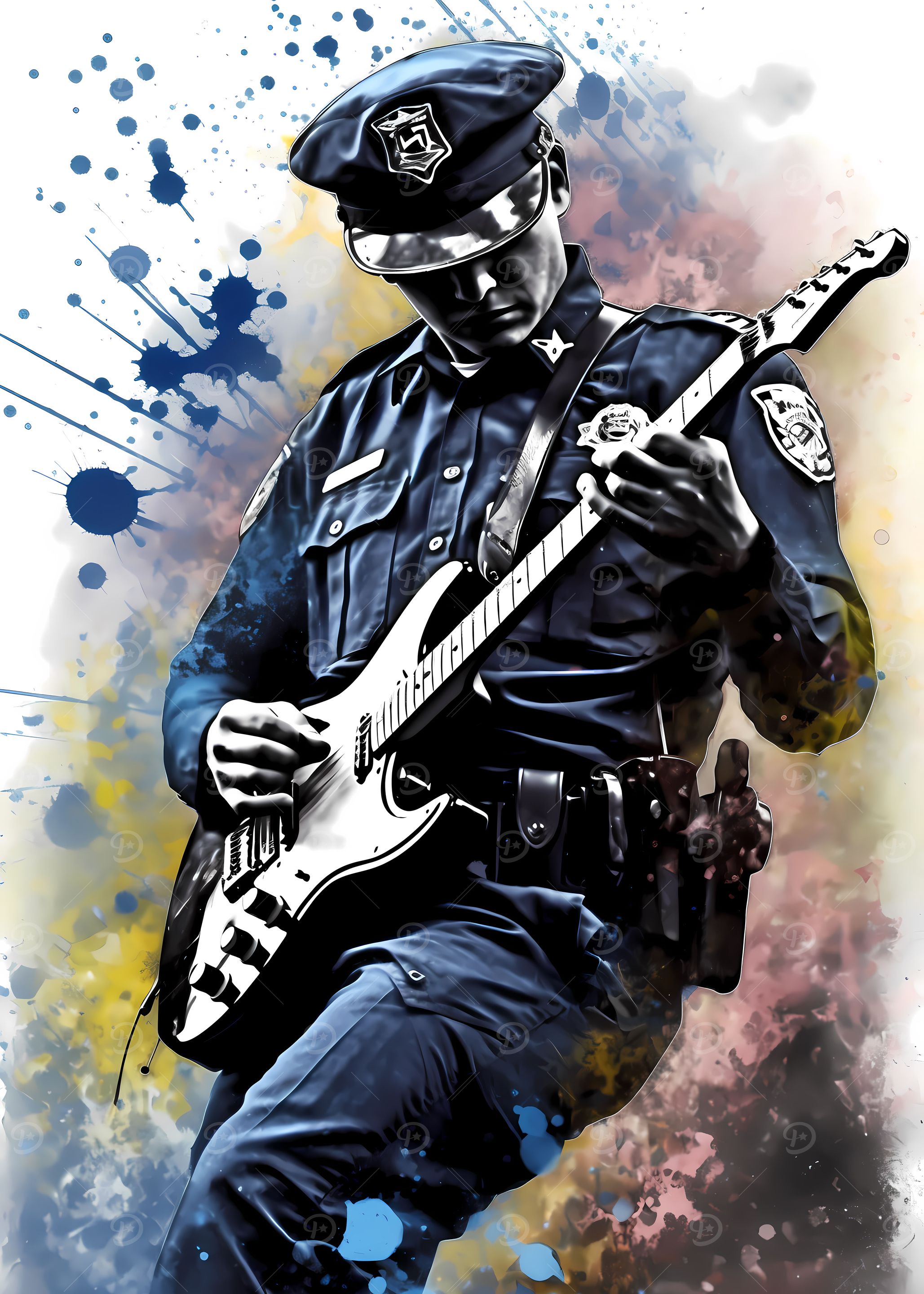 Police Officer Shredding