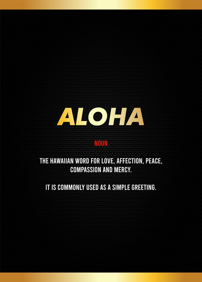 aloha dictionary
