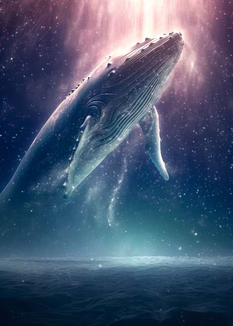 Galactic Splash — metal poster wall art