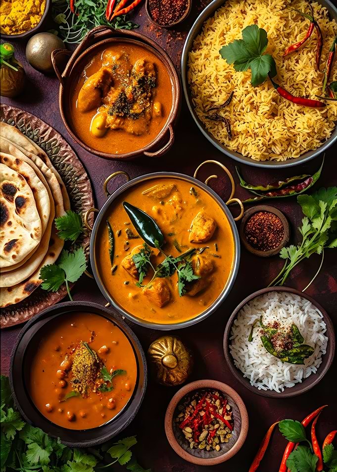 Vibrant Dishes of India 3