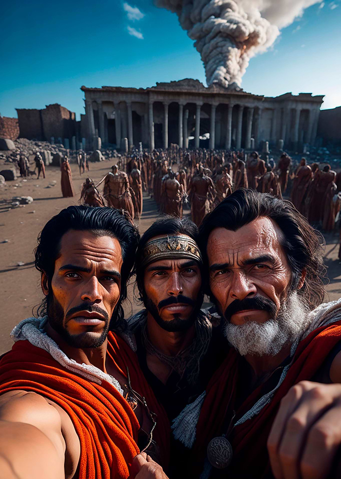 Last selfie at Pompeii