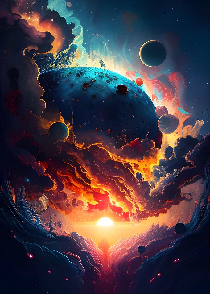 Space Sunset