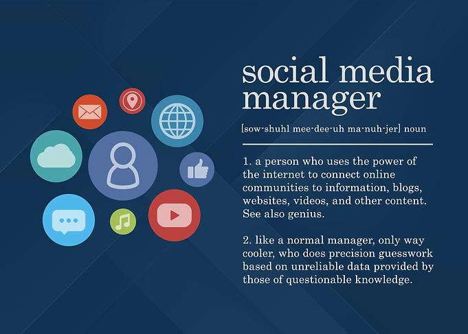 Funny Social Media Manager