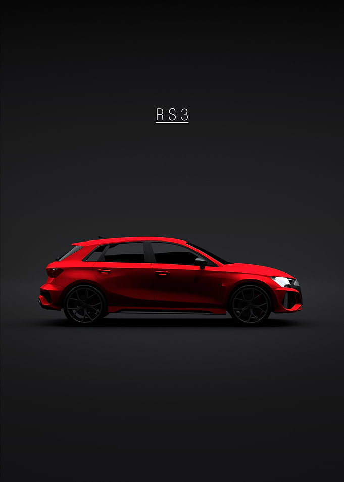 Audi RS3 2021 8Y Red
