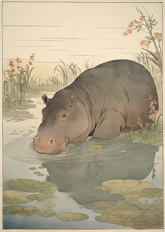 Hippo Ukiyo e