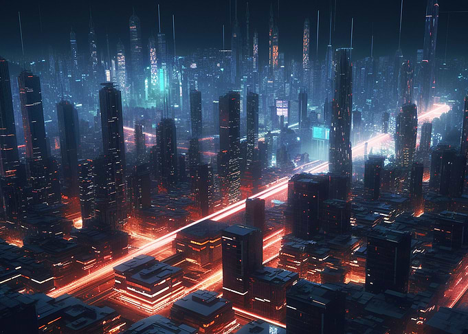 Cyberpunk Neon City