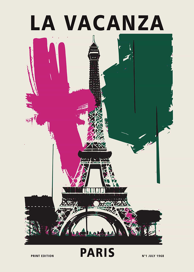 Paris Eiffel Tower Poster