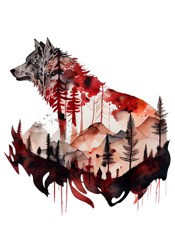 Wolf Silhouette