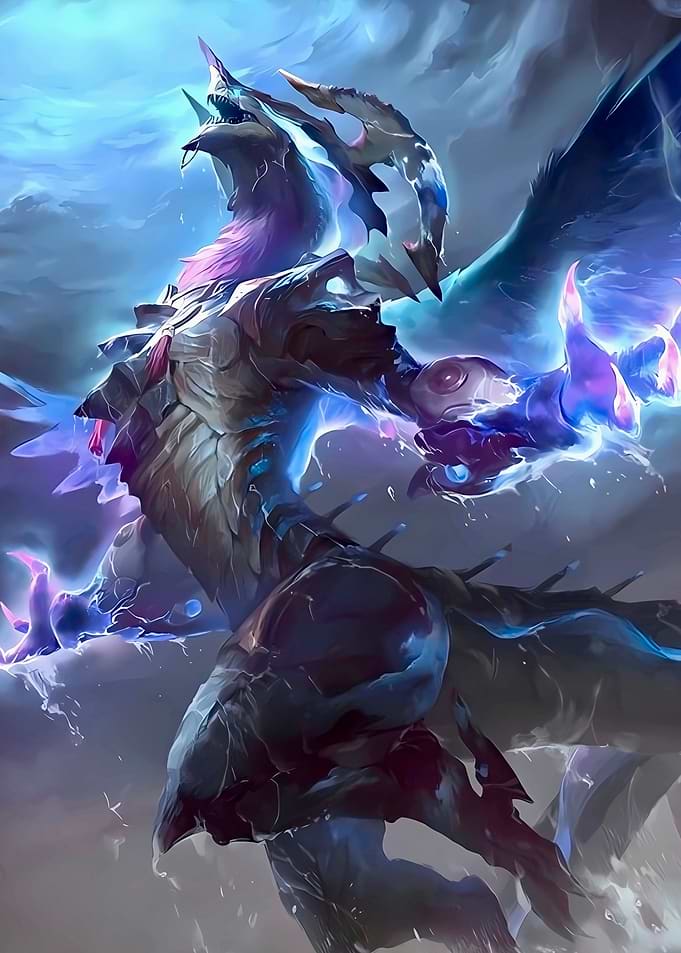 Fantasy sky dragon