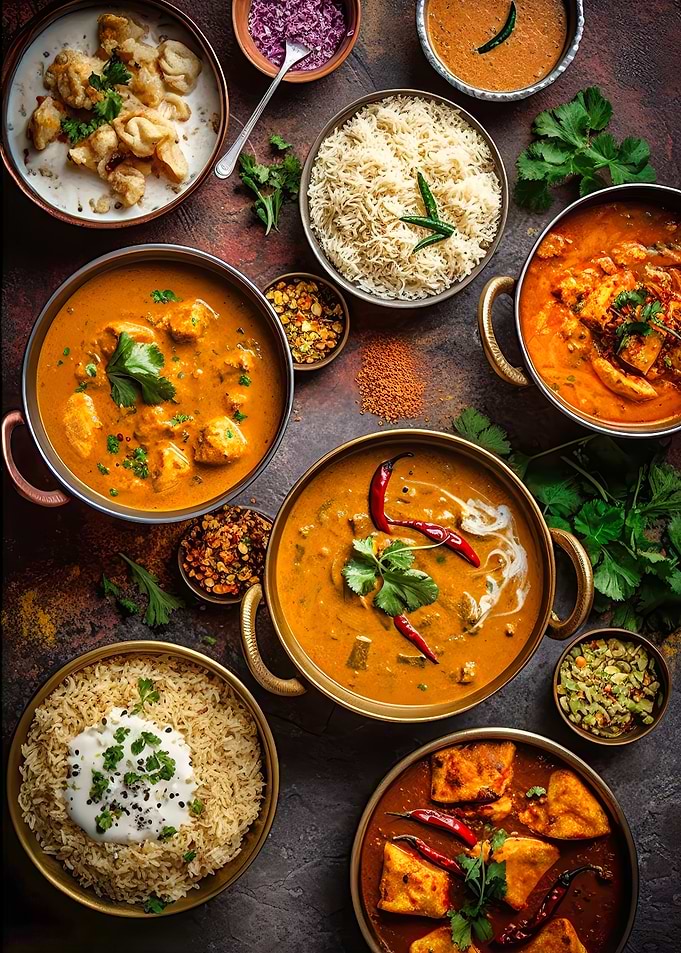 Vibrant Dishes of India 5