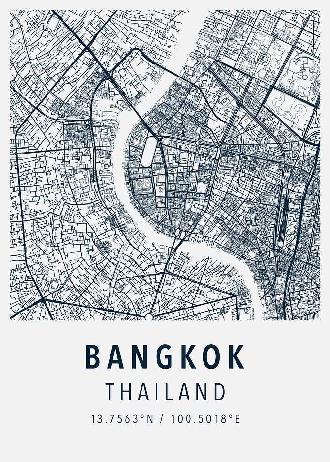 bangkok simple map
