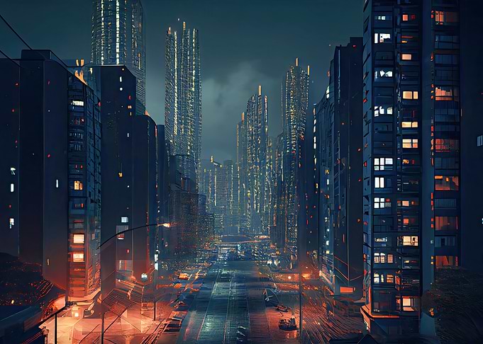 Cyberpunk Neon City