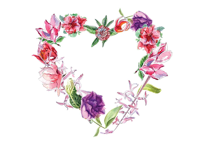 Watercolor wreath