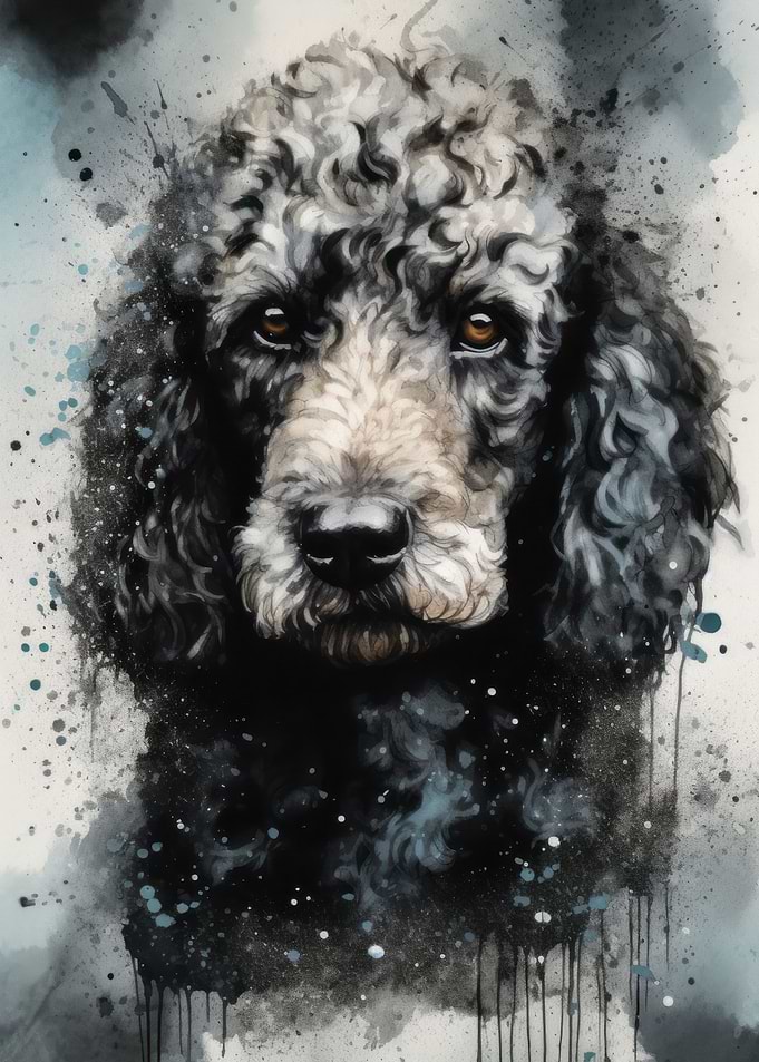 Poodle Dog Furry Elegance