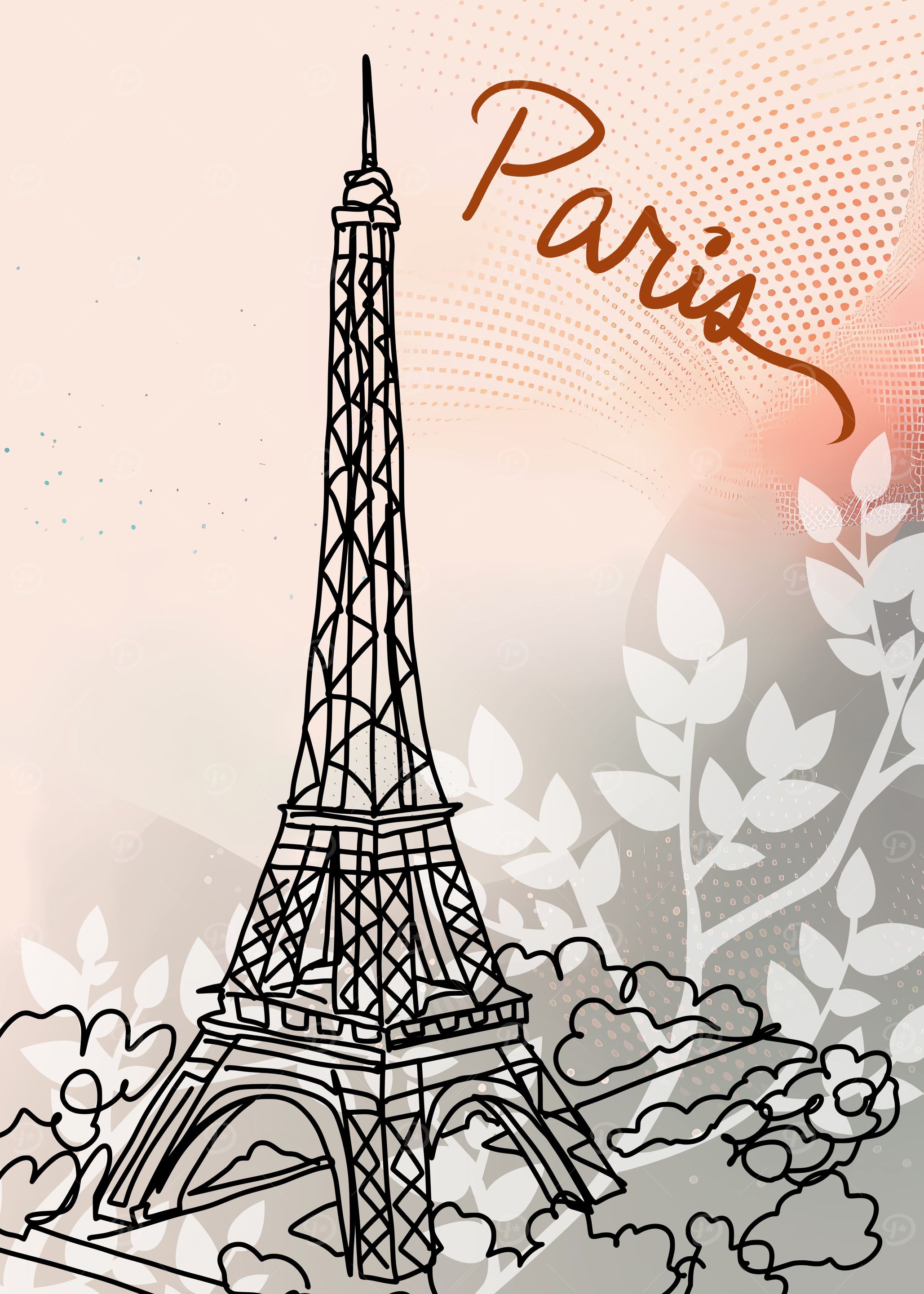Paris France Eiffel Tower