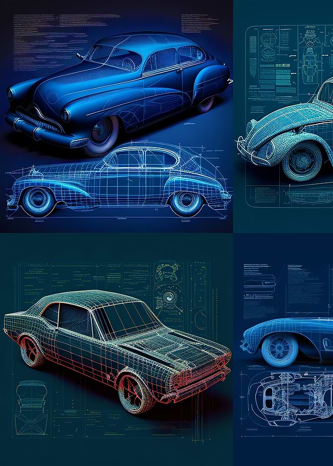 cars blueprints