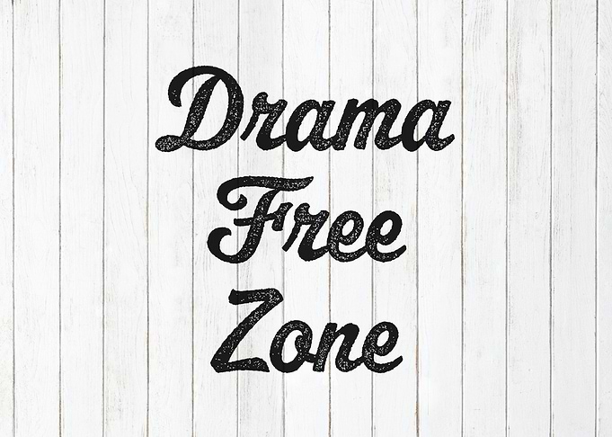 Drama Free Black And White