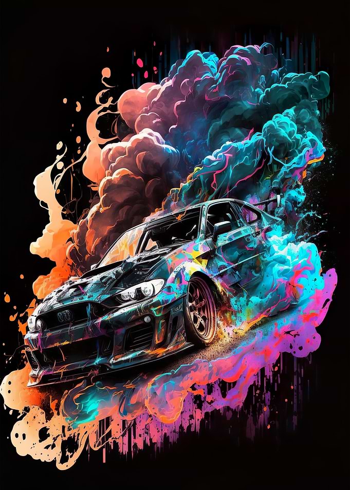 Trending Retro Racing Car