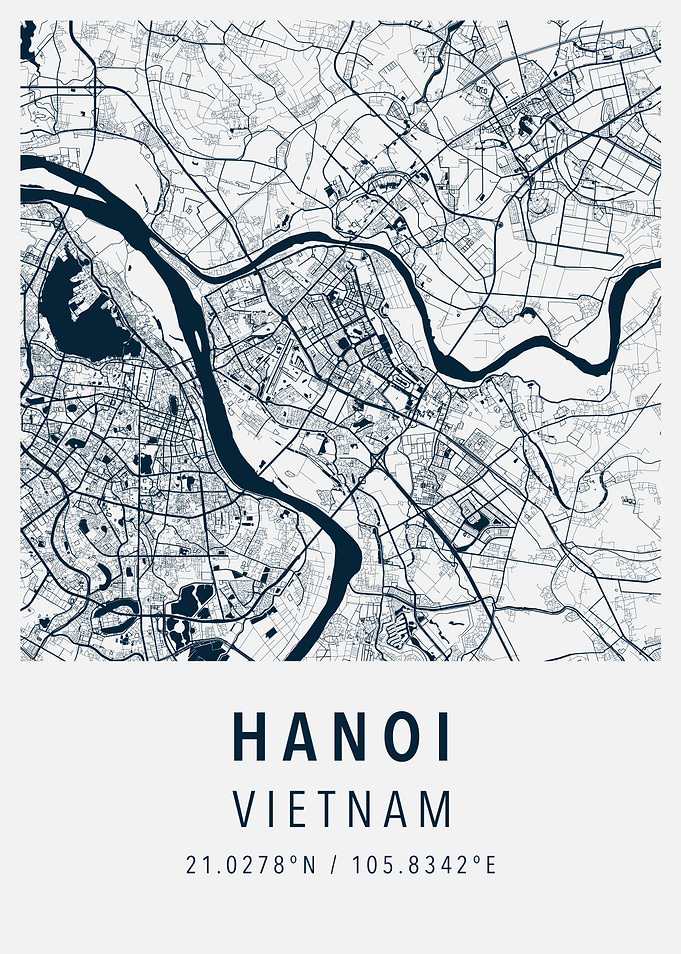 hanoi simple map